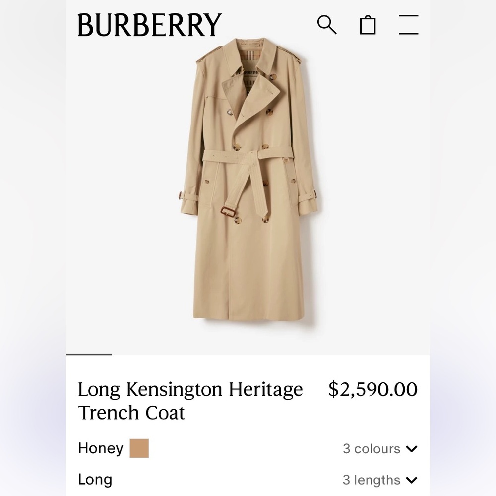 Burberry Vintage Kensington Trench Coat - Picture 11 of 16
